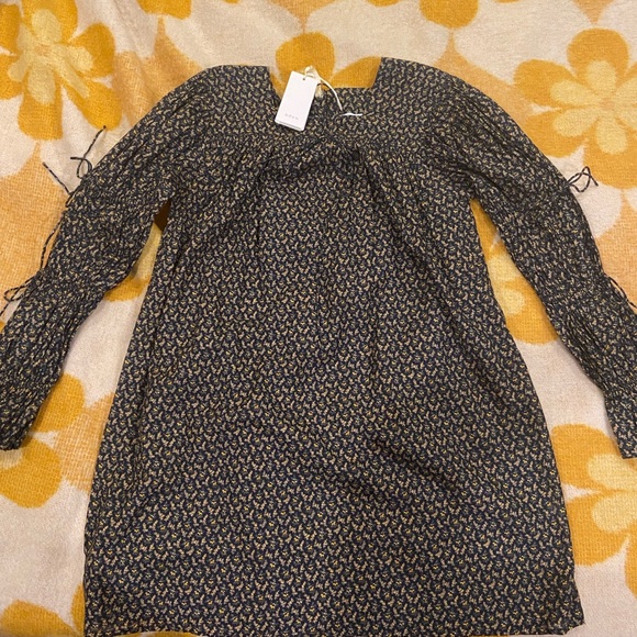 NWT Doen Buttercup Dress - Black Winter Ditsy - Picture 1 of 8